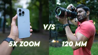 iPhone 15 Pro Max vs 120mm Lens: Zoom Test!