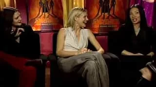 Charlie's Angels: Cameron Diaz, Drew Barrymore & Lucy Liu Interviews | ScreenSlam