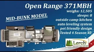 New 2019 Open Range OF371MBH-mid bunk room 5th wheel RV review-Lerch RV