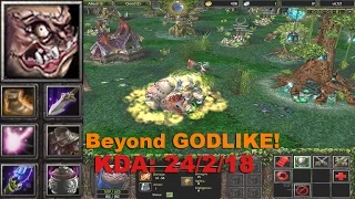 DotA Gameplay Pudge - Beyond GODLIKE!