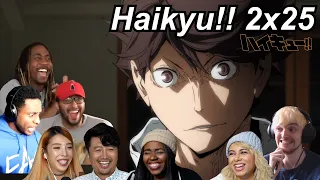 Haikyu!! 2x25 Reactions | Great Anime Reactors!!! | 【ハイキュー!!】【海外の反応】