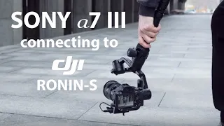 SONY a7 III connecting to DJI Ronin-S Tutorial (MCC-C & RSS-IR cable connection)