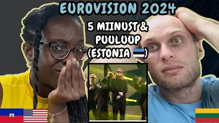 5MIINUST, Puuluup - narkootikumidest ei tea me midagi Reaction (ESC Estonia 🇪🇪 EUROVISION 2024)