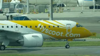"FIRST Embraer Scoot" 25 MINUTES of Plane Spotting at Changi Airport (SIN/WSSS) [11/05/2024]