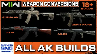 ALL AK Weapon Conversions - Call Of Duty Modern Warfare II
