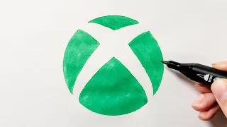 How to Draw the XBox Logo