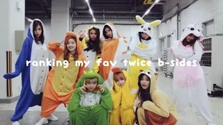 ranking my fav twice b-sides