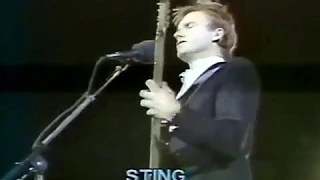 Sting - Message In A Bottle (Live) (Paris 1985)