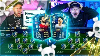 FIFA 22: SALAH TOTS vs SON TOTS Squad Builder Battle 🔥🔥 DerKeller vs Wakez !!