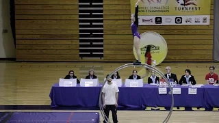 World Championships in Gymwheel 2016 Inbar Armoni vault final 3rd Place