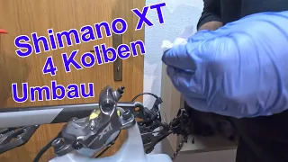 Shimano XT 4  Kolben Umbau | Bremse Umbau | #12