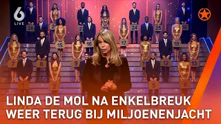 Linda de Mol weer terug bij Miljoenenjacht na blessure | SHOWNIEUWS