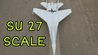 Hướng dẫn làm máy bay su27 scale sải 72cm cánh tách rời