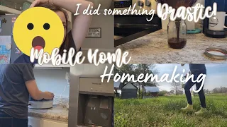 I did something DRASTIC! | MOBILE HOME Homemaking | Hisea Boots