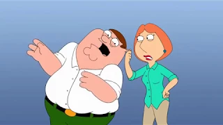 Lois pulls Peters ear for lying Family Guy Season 15 cutaway