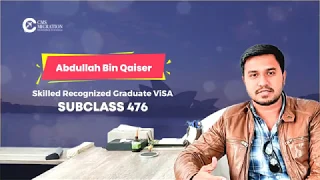 Abdullah Qaiser shares his Experience with the Subclass 476 Visa Grant | CMS Migration #pecengineers