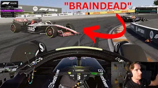 Jarno Opmeer calling Alfie Butcher a "Braindead Dickhead" | WOR Round 10 Zandvoort