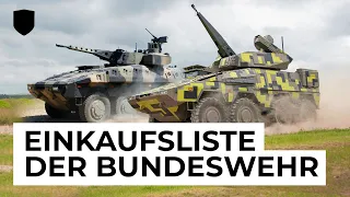 Einkaufsliste der Bundeswehr für das 1. Halbjahr 2024