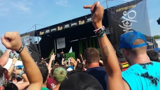 "Middles Fingers Up" Attila - Warped 17 - Klipsch -Indiana