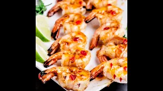 Grilled Shrimp Kabobs (Skewers)