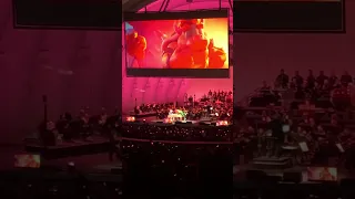 Jack black preforms peaches from the Mario movie live in Hollywood