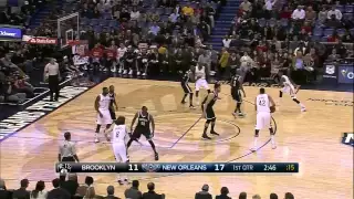 Markel Brown's 360-Degree Dunk | Nets vs Pelicans | February 25, 2015 | NBA 2014-15 Season