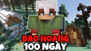 Mình Sinh Tồn 100 Ngày Trên Đảo Hoang Minecraft Siêu Khó !!