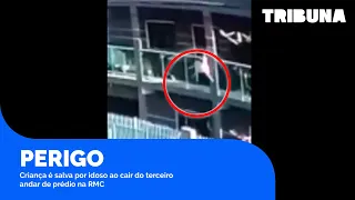 Criança é salva por idoso ao cair do terceiro andar de prédio na RMC