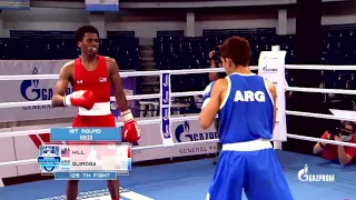 Roscoe Hill (USA) vs. Ramón Nicanor Quiroga (ARG) AMBC Continental Championships 2022 SF’s (51kg)