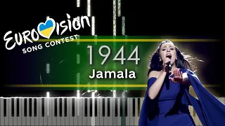 Jamala - 1944 🇺🇦 Ukraine (Eurovision 2016 Winner) [piano tutorial + sheet piano]