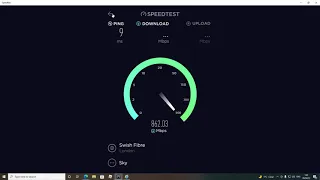 Sky Gigafast 1GB Full Fibre Speed Test