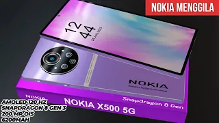 NOKIA X500 INDONESIA - SNAPDRAGON 8 GEN 3 5G, 200 MP CAMERA, 6200MAH & 16GB RAM | HP NOKIA TERBARU