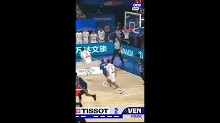 Tornike Shengelia with the big dunk