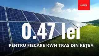 0,47 lei pentru fiecare kWh pe care îl consum din exportul meu în rețea