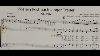 wie ein Fest nach langer Trauer Alt