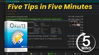 Directory Opus 5 in 5 #1 - Tricks, Tips and QOL in Five Minutes