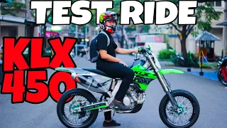 TEST RIDE KLX 450