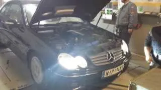 CLK200 kompressor Dyno