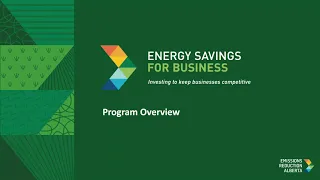 $55 million Energy Savings for Business program Informational Webinar