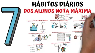 7 HÁBITOS DIÁRIOS DOS ALUNOS NOTA MÁXIMA | SejaUmEstudanteMelhor