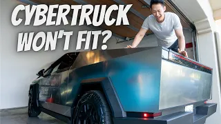 Is the Tesla Cybertruck too BIG for a Garage… (With a Tesla Model X?)