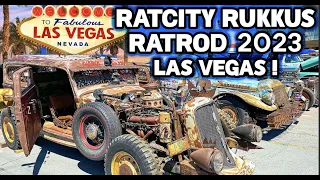 RAT CITY Rukkus Car Show 2023 Las Vegas, NV l BEST RAT RODS, Custom Cars, and MORE