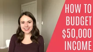BUDGET FOR A $50,000 ANNUAL INCOME