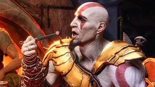 This is how Young Kratos Eating Face looks like