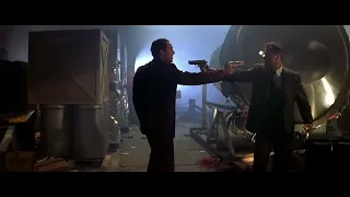 Nicholas Cage, John Travolta in Face off - one bullet