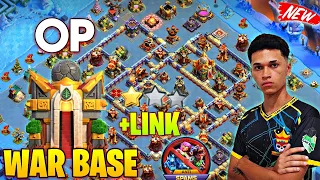 *NEW* TH16 *WAR+ PUSH* BASE LINK ! ANTI ROOT RIDER SPAM BASE ! TH16 WAR BASE WITH LINK 2024