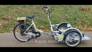 Van Raam VeloPlus Rollstuhlfahrrad mit Elektrounterstützung