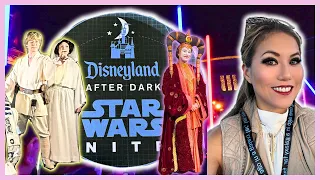 EVERYTHING we did on our FIRST Star Wars Nite 2024 in Disneyland! ✨🪐