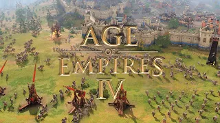 aoe4  - build order French: Knight Rush - guide