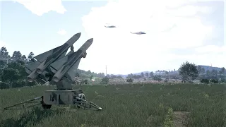 Ukraine Hawk Air Defense Missile Destroyed 3 Russian KA-50 Battle Helicopters - ARMA 3